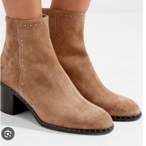 Rag & Bone Willow Boots Studded Heeled Ankle Boots